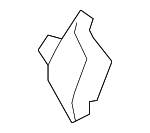 74222SLNA00 - : 2007 2008 Honda Fit - Cover Passenger Hood Hinge for Honda: Fit Image