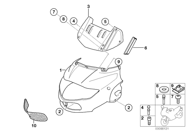 46637661852 - : Gasket Right              for BMW-Motorrad Image
