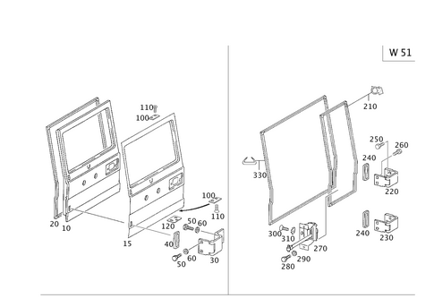 Rear-End Door for 2013 Mercedes-Benz G63 AMG #0