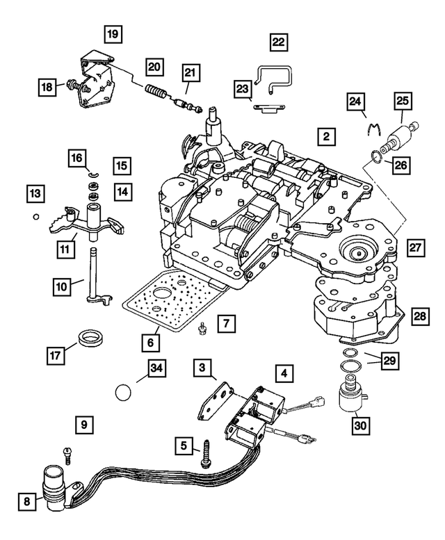 6030609 - Automatic Transmission 4 Speed [DG8]: Cap Head Lock Screw for Mopar Image
