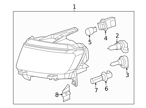 Bulbs - Chassis for 2015 Jeep Compass #1