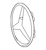2318172200 - Accessories: Grille Emblem for Mercedes-Benz Image