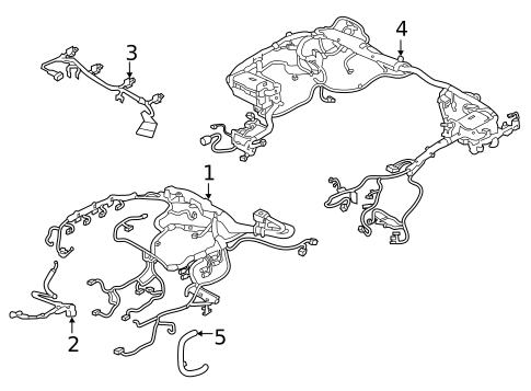 Wiring Harness for 2022 Land Rover Range Rover Velar #0
