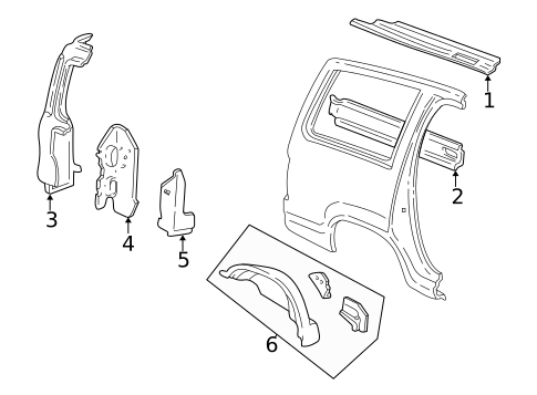 Inner Structure for 1999 Ford Explorer #0
