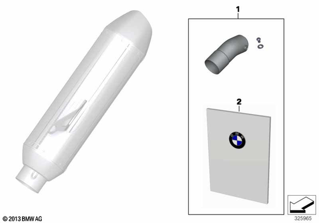 77118521693 - Exhausts &amp; Performance: Set, Muffler Insert for BMW-Motorrad Image