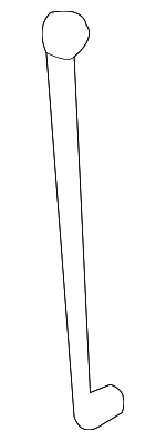 5098340AA - HVAC: Lower Link for Chrysler: Crossfire Image