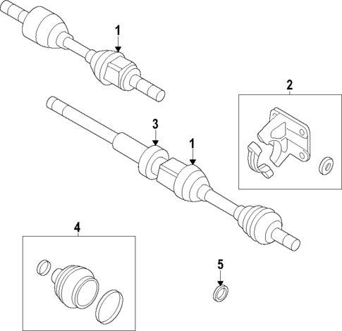 Axle Shafts & Joints for 2019 Volvo S90 #0