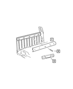 5FZ52RC8AF - Interior Trim: Cab Back Trim Panel for Dodge: Ram 2500, Ram 3500 Image