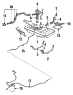 10218495 - Fuel System: Fuel Tank for Buick: Roadmaster | Cadillac: Fleetwood | Chevrolet: Caprice, Impala Image