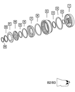 52108185AA - Automatic Transmission 5 Speed [DGJ]: Transmission Seal for Mopar Image