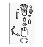 17030W000P - Fuel System: Fuel Pump Assembly for Mitsubishi Image