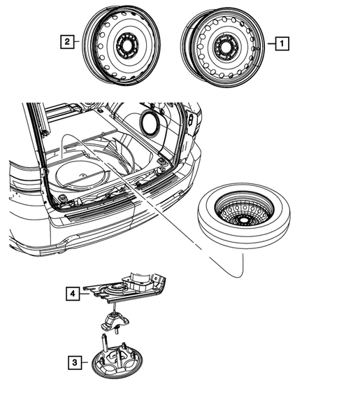 Wheel Spare for 2011 Dodge Durango #0