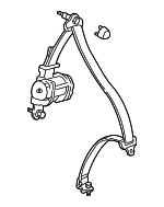 4828S6MA02ZB - : Lap &amp; Shoulder Belt for Acura Image