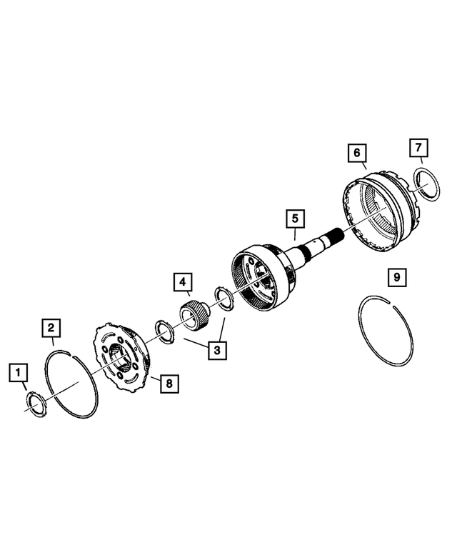 4799586AB - Automatic Transmission Multi-Speed: Input Sun Gear for Mopar Image image