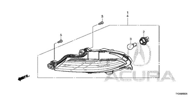 Front Turn Light for 2015 Acura RLX #0