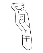 2148850705 - Body: Bumper Cover Support Rail Seal for Mercedes-Benz Image