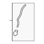 8K9877201 - Body: Drain Hose for Audi: A4 Quattro, allroad Image