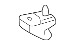 7434822020B9 - Body: Sun-visor Holder for Toyota: 4Runner, Camry, Celica, RAV4, Solara, Supra, Tacoma Image