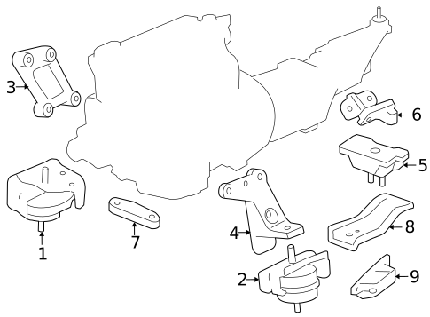 Engine & Trans Mounting for 2007 Pontiac Solstice #0