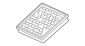 32019927 - : 2010-2011 Saab 9-5 - Air Filter for Saab: 9-5 Image