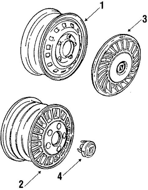 Wheels for 1988 Buick Skylark #0