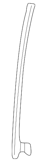 72231S84A01 - Body: Sash Channel for Honda: Accord Image