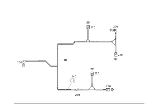 Fiber Optical Cable Wiring Harness (D2B and Most) for 2015 Mercedes-Benz G63 AMG #0