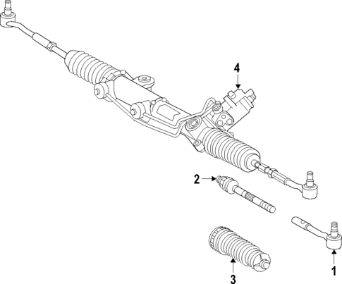 Steering Gear & Linkage for 2006 Mercedes-Benz CLS55 AMG #0