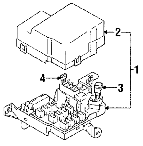Fuse Box for 1998 Mitsubishi Galant #0