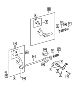 5012307AA - Transfer Case Model 242 [DHP]: Transfer Case Lever for Mopar Image