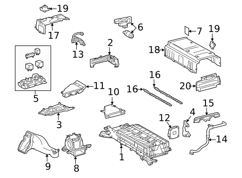 Battery for 2015 Toyota Prius #0