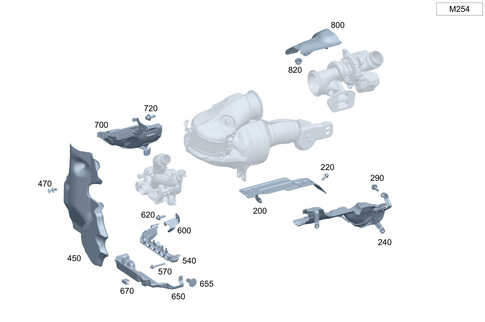 Shielding and Damping to Engine, Transmission, Front Axle Differential for 2025 Mercedes-Benz E350 #0