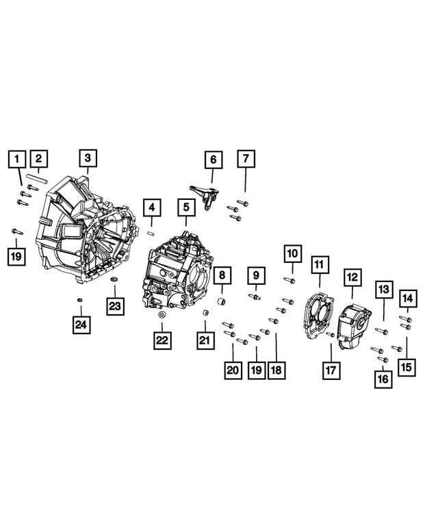 68146203AA - : Transmission Rear Case for Mopar Image