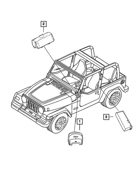 Air  Bags for 2016 Jeep Wrangler #1