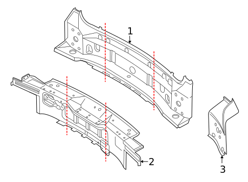 Rear Body for 2013 Audi Q7 #0