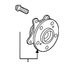 44200T60A01 - Brakes: Hub &amp; Bearing for Honda Image