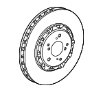 45251TGHA01 - Brakes: Rotor for Honda Image