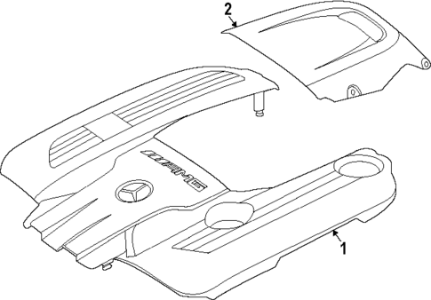 Engine Appearance Cover for 2025 Mercedes-Benz G63 AMG #0