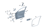 2437201600 - Front Door: Driver Door for Mercedes-Benz: EQB 250+, EQB 300, EQB 350 Image