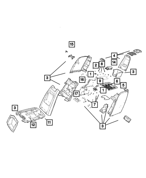 Consoles for 2006 Dodge Caravan #1
