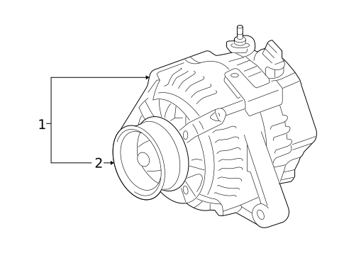 Alternator for 2010 Toyota Venza #1