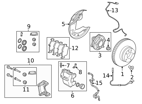 Anti-Lock Brakes for 2013 Land Rover LR4 #1