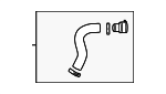 25414AA400 - : Upper Hose for Hyundai Image