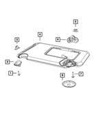 5108236AE - Interior Trim: Sunvisor Bracket, Right for Mopar Image