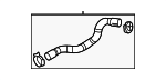 PX281518X - Cooling System: Water Outlet Hose for Mazda Image
