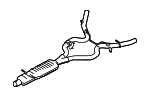 LR143216 - : Resonator &amp; Pipe for Land-Rover Image