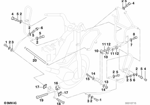 Safety Bar for 2001 BMW-Motorrad R 1150 RT #0