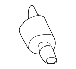 T4N8369 - Electrical: Tail Lamp Assembly Adjust Bolt for Jaguar: F-Pace, I-Pace, XE, XF Image