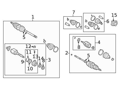 Drive Axles for 2000 Toyota Celica #1