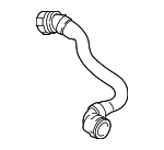 17127934586 - Cooling System: Upper Hose for BMW: 530i, 530i xDrive, 540i, 540i xDrive, 740i, 740i xDrive, 840i, 840i Gran Coupe, 840i xDrive, 840i xDrive Gran Coupe Image